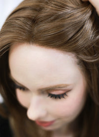 Brunette Straight Bob Mono Top Lace Wig MN009