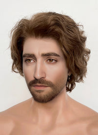 Clair Obscur: Expedition 33 Gustave Brown Curly Lace Front Synthetic Men's Wig LF8054