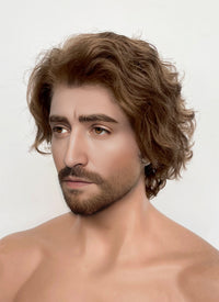 Clair Obscur: Expedition 33 Gustave Brown Curly Lace Front Synthetic Men's Wig LF8054