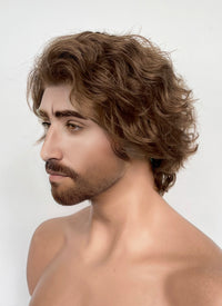 Clair Obscur: Expedition 33 Gustave Brown Curly Lace Front Synthetic Men's Wig LF8054