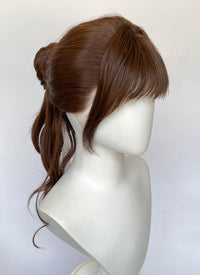 Clair Obscur: Expedition 33 Sciel Brunette Braided Lace Front Kanekalon Synthetic Wig LF2512