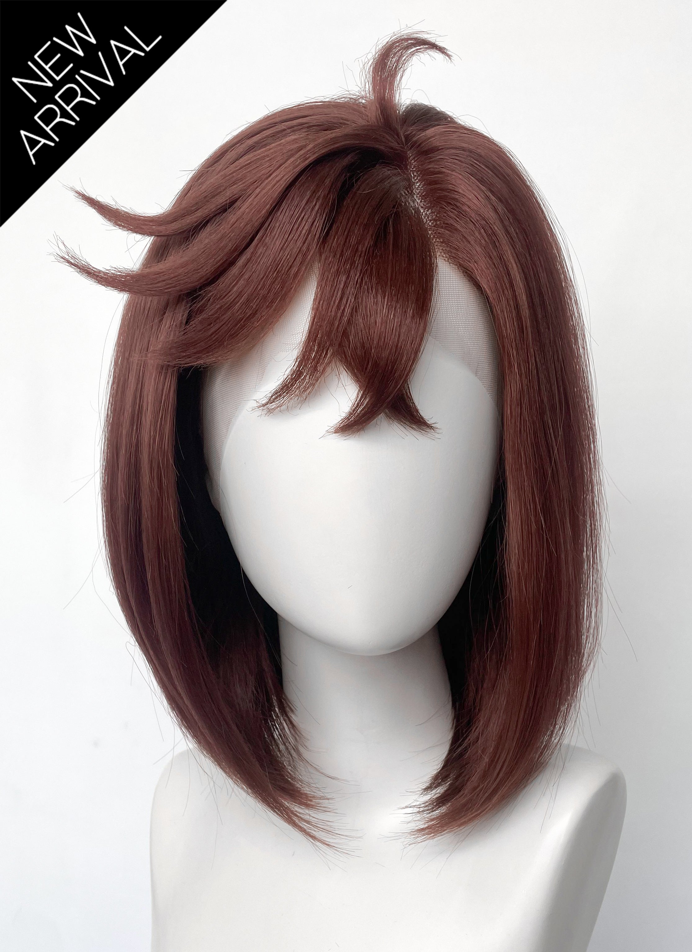 DAN DA DAN Momo Ayase Brunette Straight Bobo Lace Front