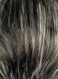 Blonde Mixed Black Straight Lace Front Synthetic Men's Wig LF8044