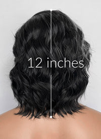 Clair Obscur: Expedition 33 Verso Black Mixed Silver Grey Wavy Lace Front Synthetic Men's Wig LF8067