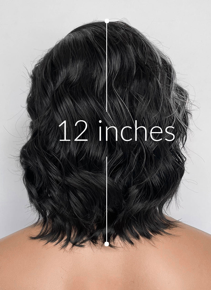 Clair Obscur: Expedition 33 Verso Black Mixed Silver Grey Wavy Lace Front Synthetic Men's Wig LF8067