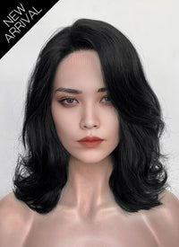 Clair Obscur: Expedition 33 Lune Black Wavy Lace Front Synthetic Hair Wig LF8079