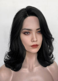 Clair Obscur: Expedition 33 Lune Black Wavy Lace Front Synthetic Hair Wig LF8079