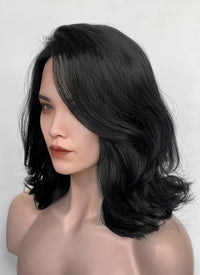 Clair Obscur: Expedition 33 Lune Black Wavy Lace Front Synthetic Hair Wig LF8079