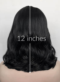 Clair Obscur: Expedition 33 Lune Black Wavy Lace Front Synthetic Hair Wig LF8079