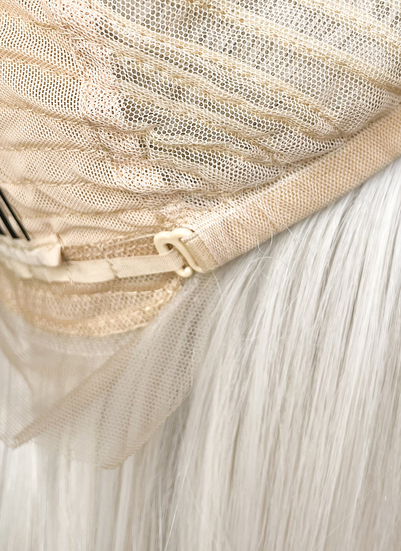 Ash Blonde Straight 13" x 6" Lace Top Kanekalon Synthetic Hair Wig LFS029