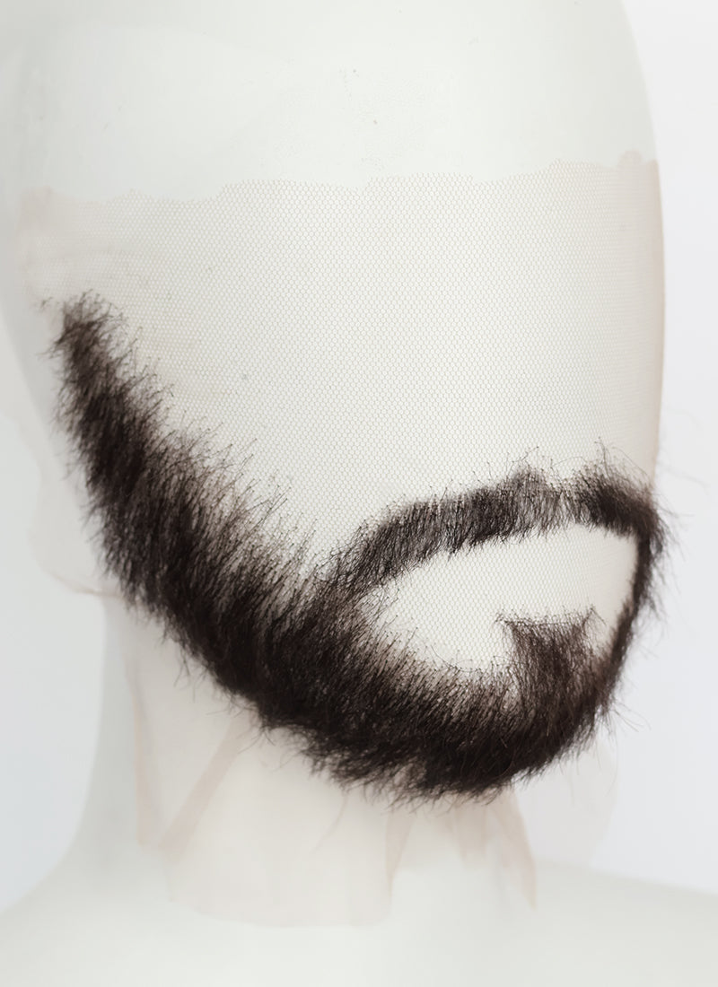 Clair Obscur: Expedition 33 Verso Handmade HD Lace Realistic Black Beard and Moustache Facial Hair Set MB010