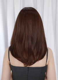 Mixed Brown Straight Mono Top Kanekalon Lace Wig MN024