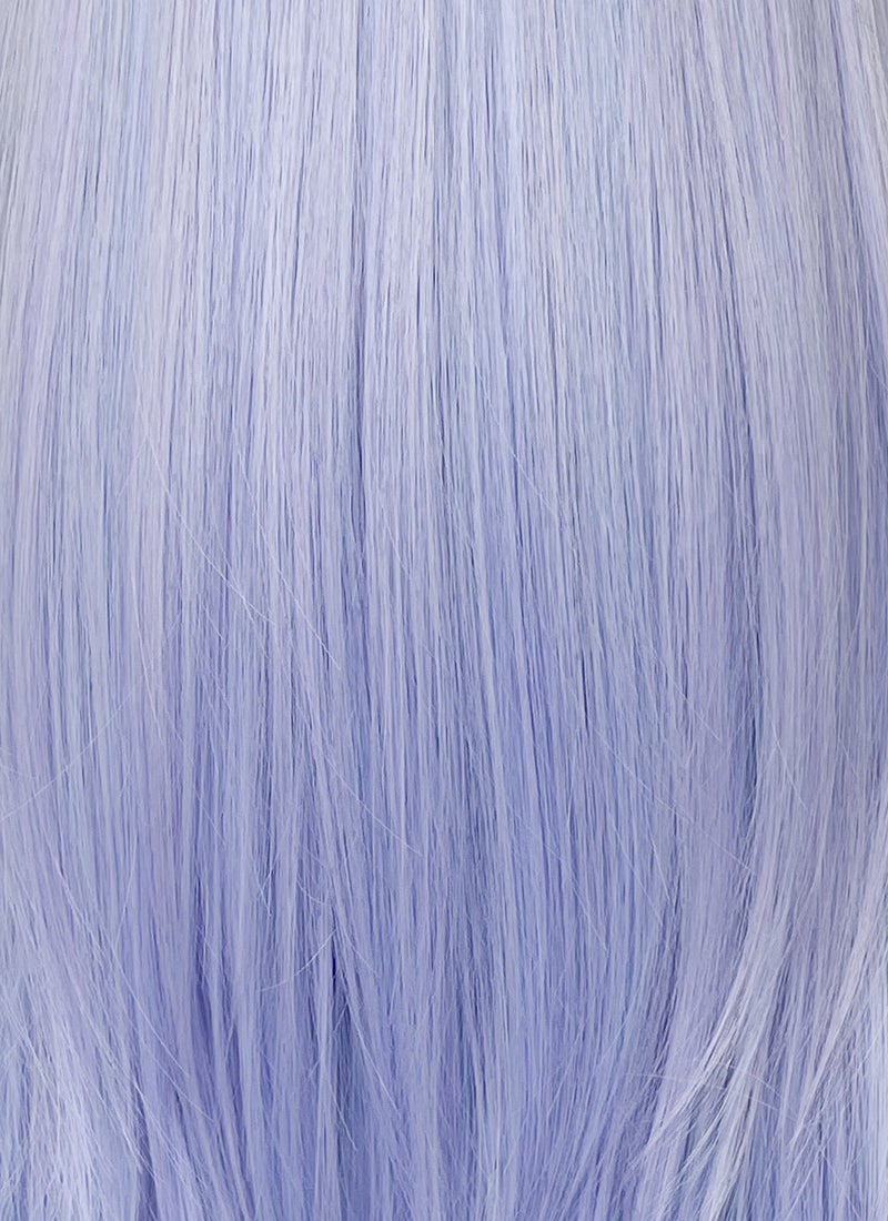Pastel Purple Mixed Blue Straight Synthetic Hair Wig NS529