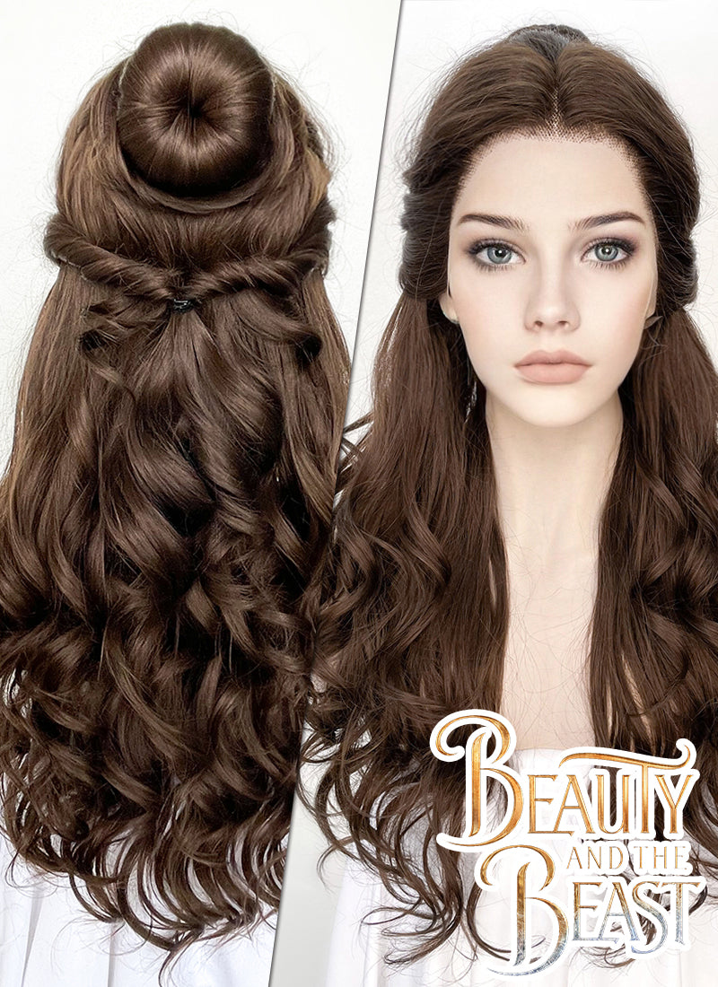 Brown Braid Belle Beauty and the Beast Wig | WigIsFashion