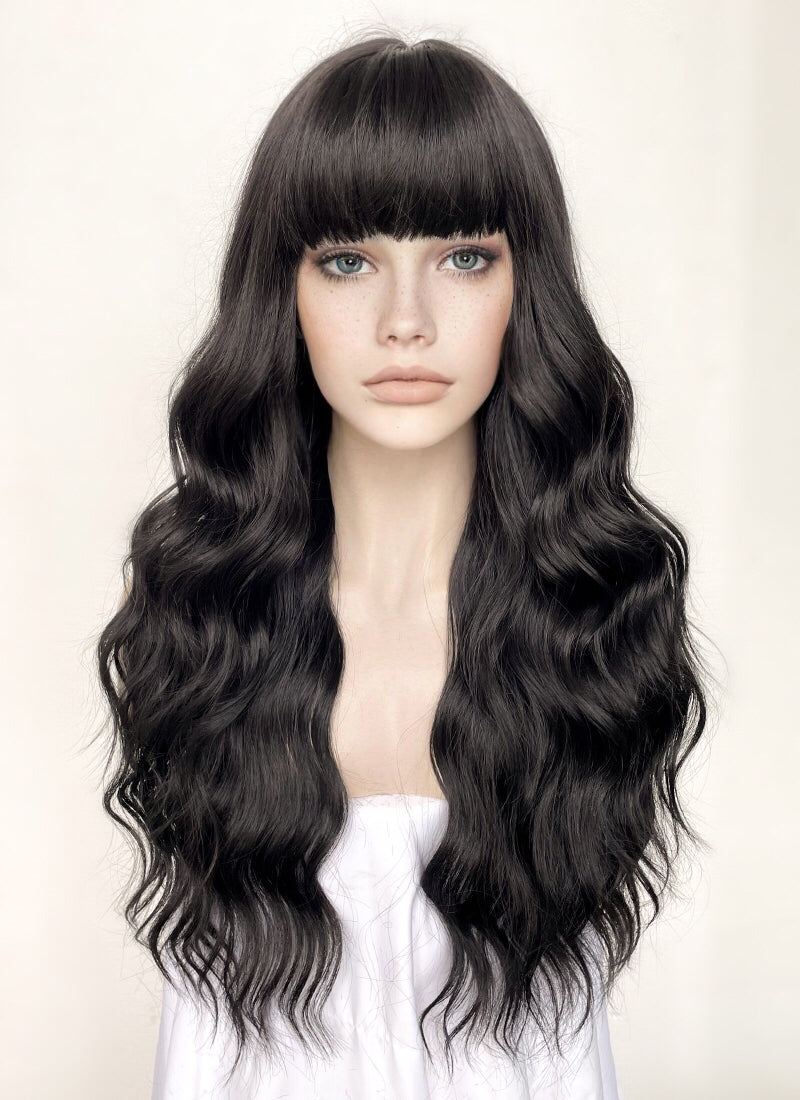 Black Synthetic Hair Wig | WigIsFashion
