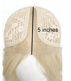 Light Blonde Wolf Cut Lace Front Synthetic Men's Wig LF6085
