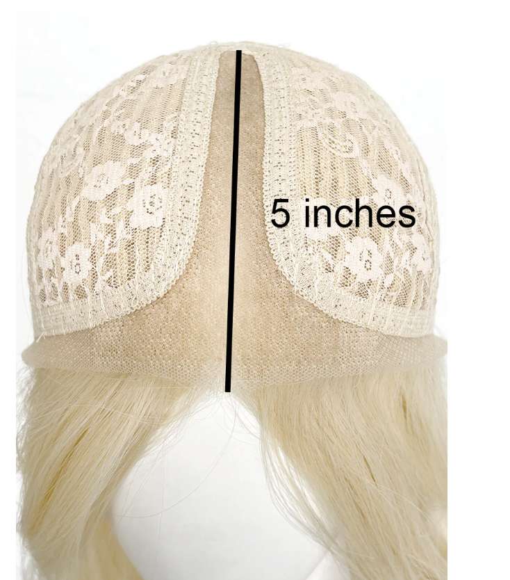 Light Blonde Wolf Cut Lace Front Synthetic Men's Wig LF6085
