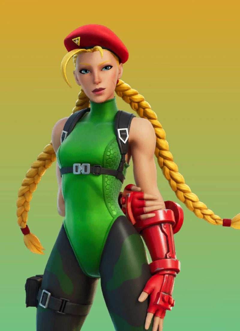 Street Fighter Cammy White Inspired Lace Front Wig CMS036