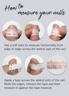 Nude-to-Wine Ombre Cat Claw Sultry Oval Handmade Press-On Nails NF059