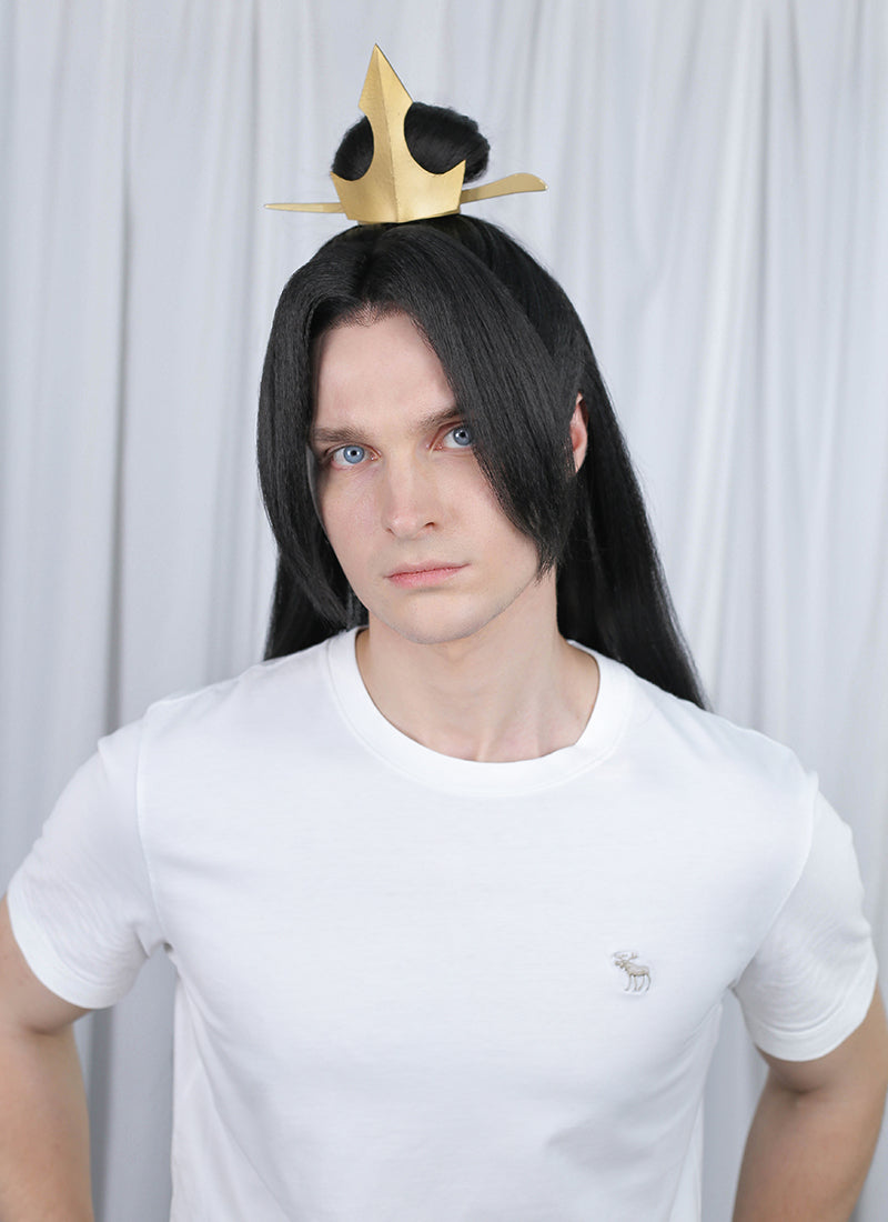 Avatar: The Last Airbender Zuko Black Braided Lace Front Synthetic Wig LF2214