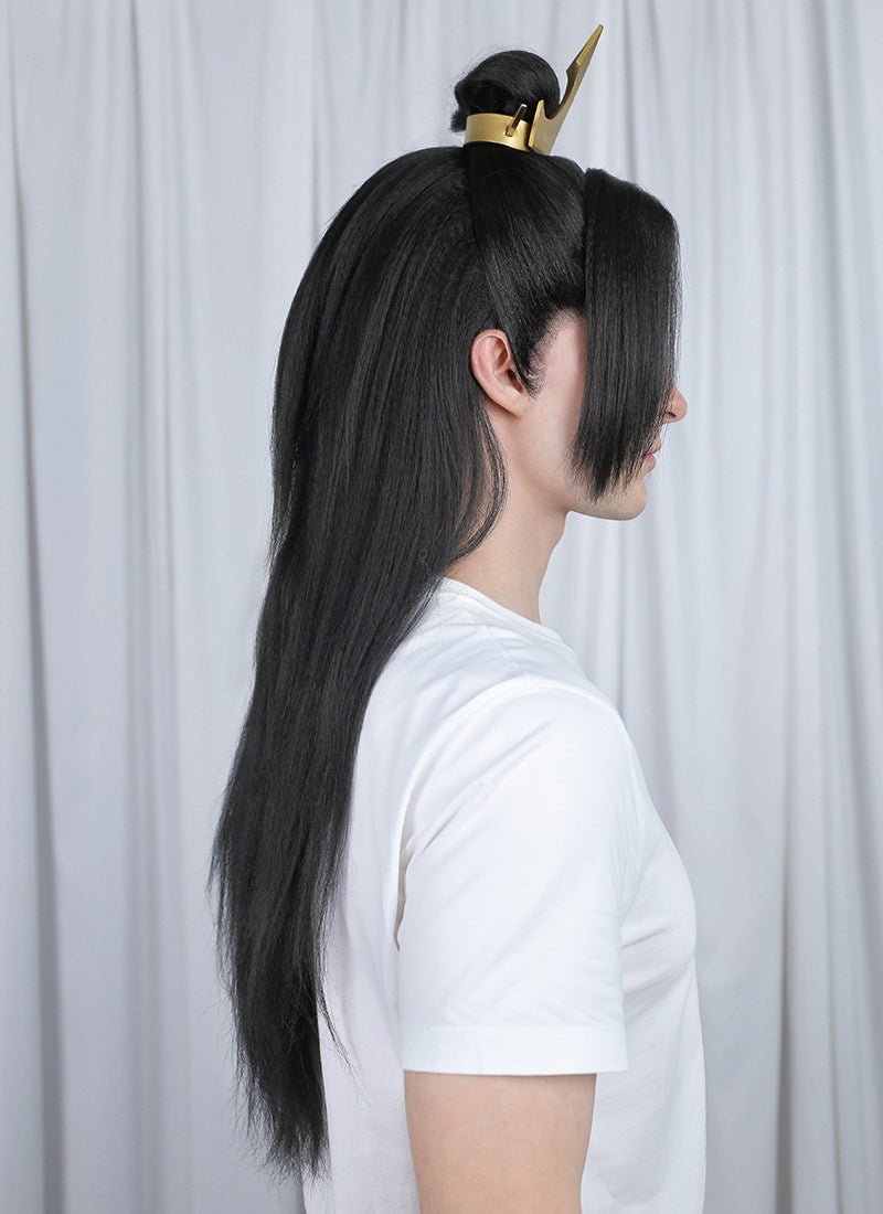 Avatar: The Last Airbender Zuko Black Braided Lace Front Synthetic Wig LF2214