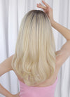 Blonde With Dark Roots Straight Bob Mono Top Lace Wig MN015