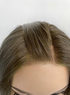 Blonde With Dark Roots Wavy Mono Top Lace Wig MN016