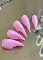 3D Barbie Pink Claw Handmade Press-On Nails NF067
