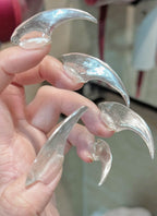 3D Wolf Claw Transparent Handmade Press-On Nails NF068