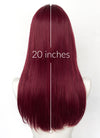 Red Straight Synthetic Wig CSX051