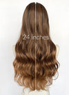 Mixed Brown Wavy Synthetic Wig CSX072