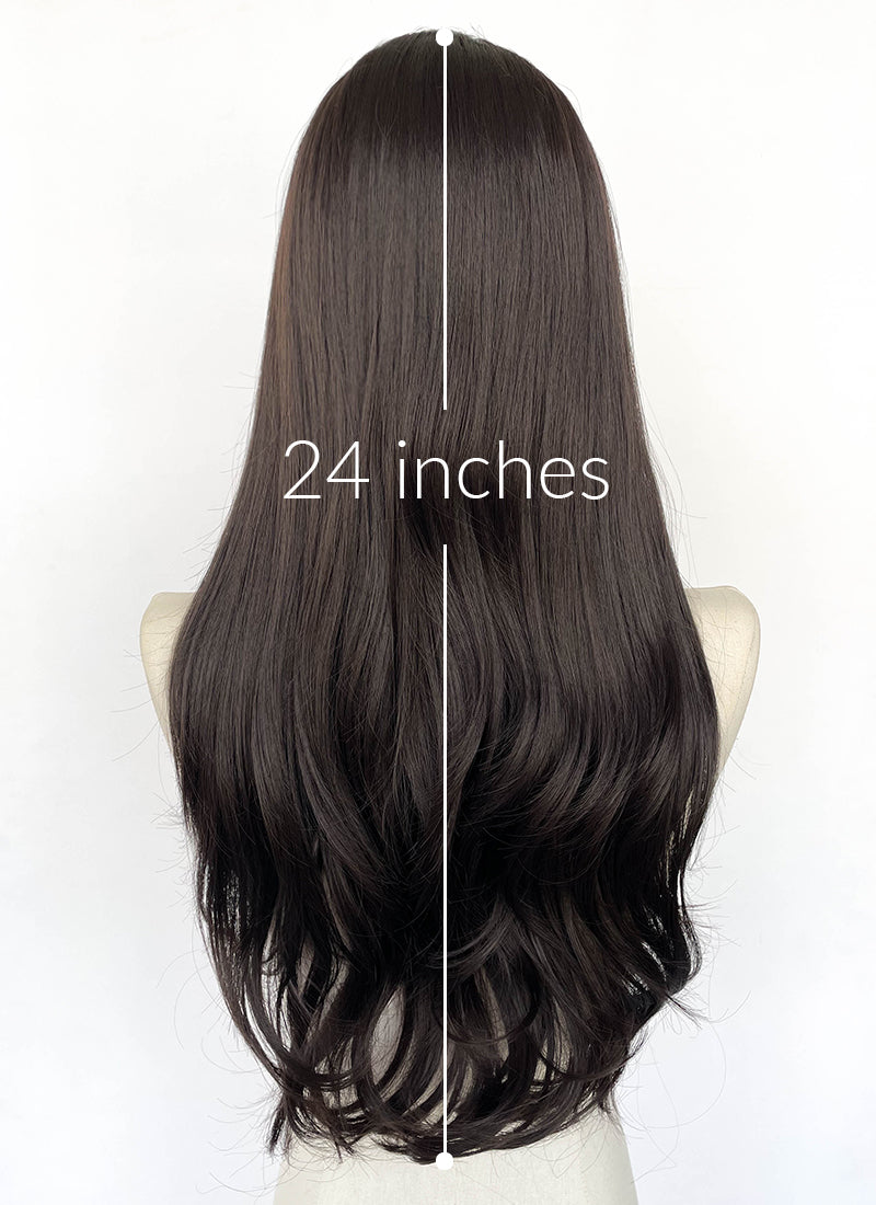 Brunette Straight Synthetic Wig CSX074