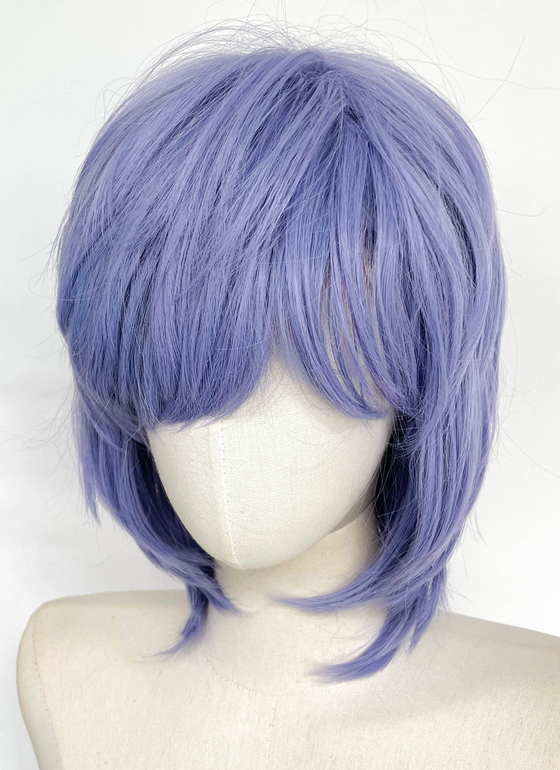 Purple Straight Synthetic Wig CSX116