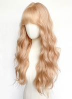 Blonde Wavy Synthetic Hair Wig CXS087