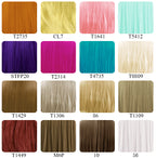 18" / 28" / 39" Heat Resistant Custom Made Synthetic Sewn Hair Weft