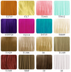 18" / 28" / 39" Heat Resistant Custom Made Synthetic Sewn Hair Weft