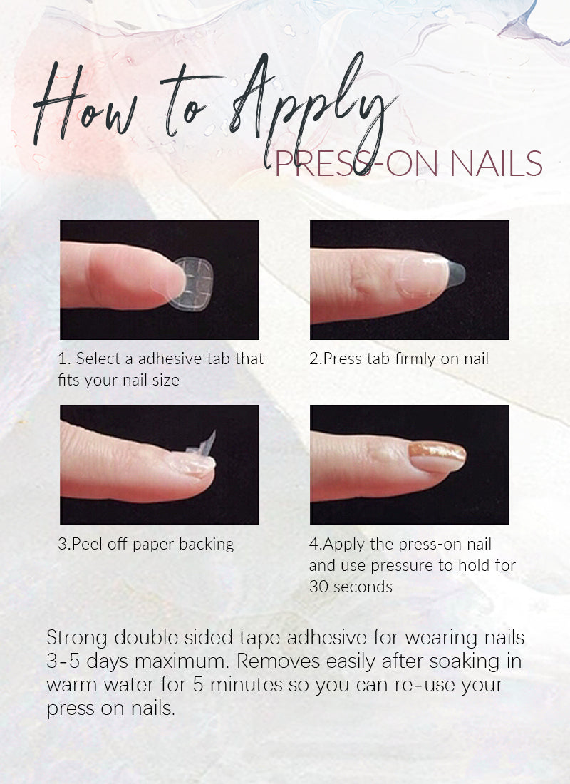 3D Pink Transparent Core Claw Handmade Press-On Nails NF066