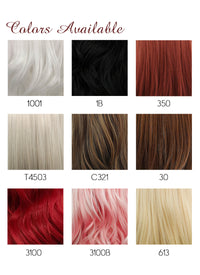 Pastel Blondish Grey Braided Lace Front Synthetic Wig LF2115