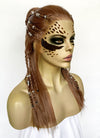 Baldur's Gate 3 Laezel Chestnut Brown Braided Lace Front Synthetic Wig LF2167