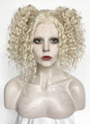 Lady Gaga The Dead Dance Ash Blonde Braided Lace Front Synthetic Wig LF2178