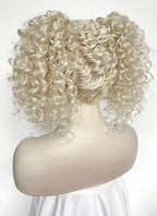 Lady Gaga The Dead Dance Ash Blonde Braided Lace Front Synthetic Wig LF2178