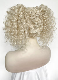 Lady Gaga The Dead Dance Ash Blonde Braided Lace Front Synthetic Wig LF2178