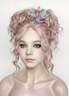 Wednesday Enid Sinclair Gala Pastel Pale Plum Braided Lace Front Synthetic Wig LF2180