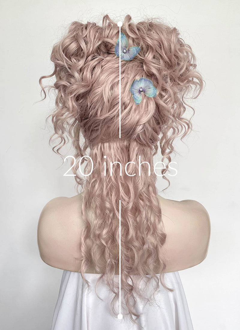 Wednesday Enid Sinclair Gala Pastel Pale Plum Braided Lace