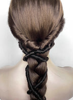 Star Wars Padme Amidala Brunette Braided Lace Front Synthetic Wig LF2181