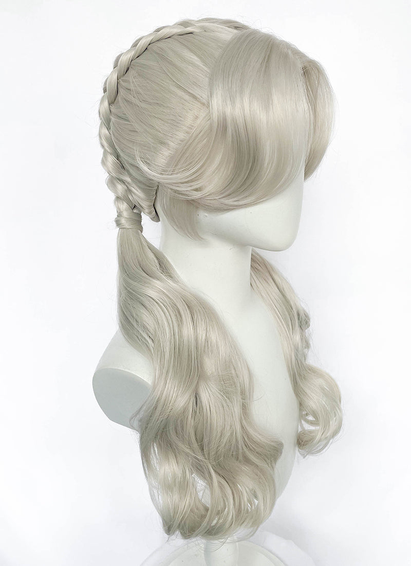 Clair Obscur: Expedition 33 Maelle Auburn Braided Lace Front Synthetic Wig LF2189