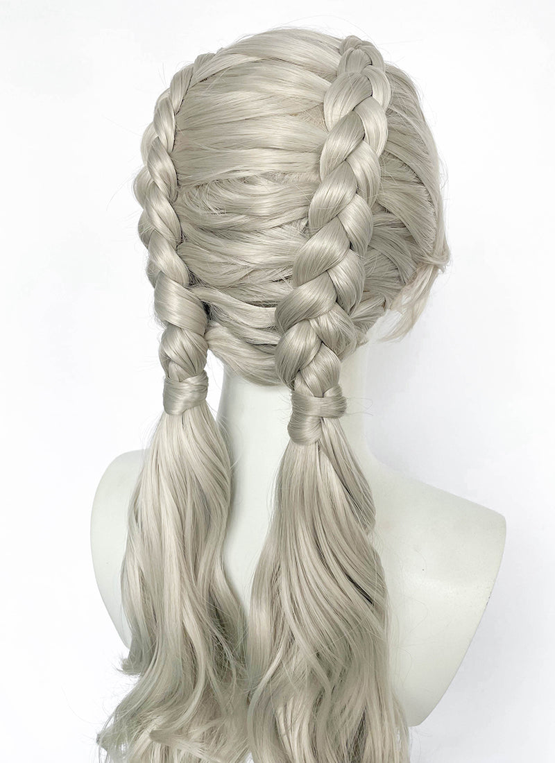 Clair Obscur: Expedition 33 Maelle Auburn Braided Lace Front Synthetic Wig LF2189