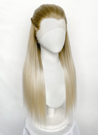 The lord of the rings The Hobbit Legolas Two Tone Blonde Braided Lace Front Synthetic Men's Wig LF2200