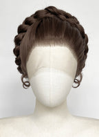 Star Wars Princess Leia Brunette Braided Lace Front Synthetic Wig LF2202