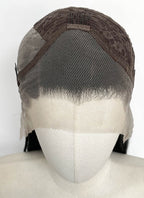 Black Braided Lace Front Synthetic Wig LF2204